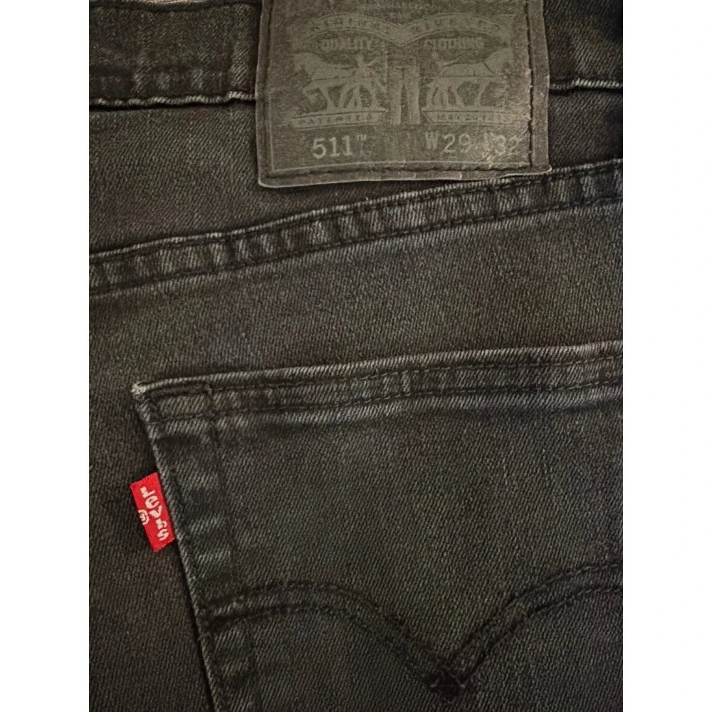 Levi's Jeans Mens 29x32 511 Slim Fit 2 Pack Gray Charcoal Denim Water Less Pants